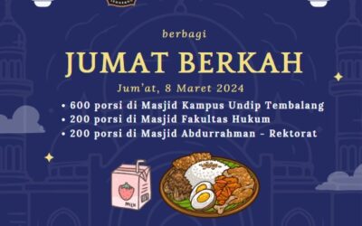 PEMBAGIAN JUMAT BERKAH KERJA SAMA DENGAN BANK SYARIAH INDONESIA (BSI)