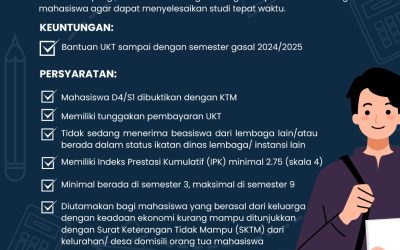 PENDAFTARAN PROGRAM BANTUAN UKT TERTUNGGAK – BANK INDONESIA